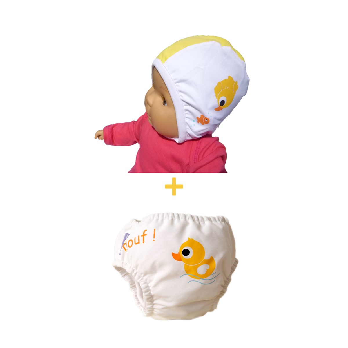 Bonnet De Bain Bebe Nageur Canard Nature Decouvertes