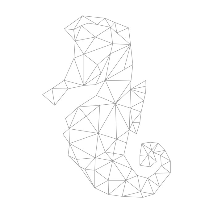 origami facile hippocampe Hippocampe sculpture papercraft puzzle 3d