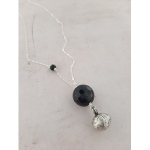 Bola de Grossesse Argent et Onyx