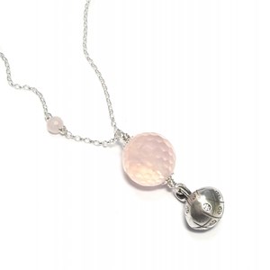 Bijoux de grossesse  quartz rose