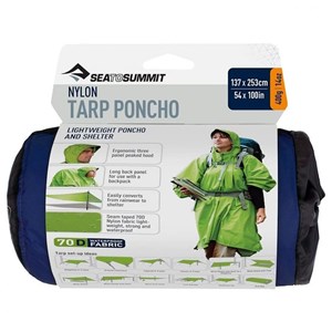 Poncho tarp sea to summit bleu
