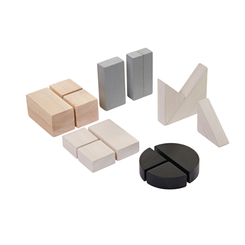 Plantoys Blocs Fraction, PT5371, Wood