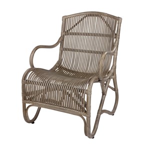 Chaise longue toledo en rotin kubu