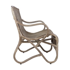 Chaise longue toledo en rotin kubu
