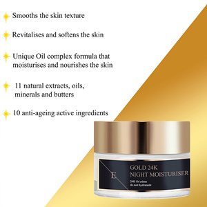 Hydratant nuit anti-rides or 24k 50ml