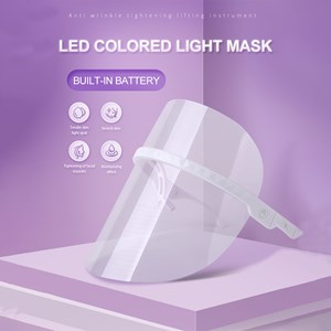 Masque led 3 couleurs sans fil