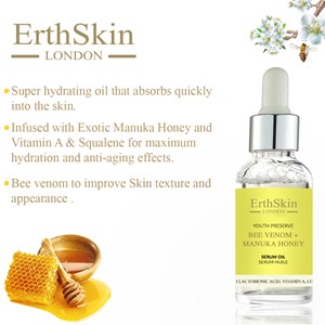 Huile sérum venin abeille & miel 30ml