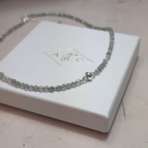 Collier pierres fines - labradorite