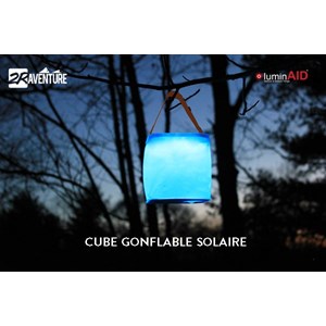 Lanterne solaire spectra 7 couleurs cube