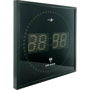 Horloge digital rouge avec radio pilotag