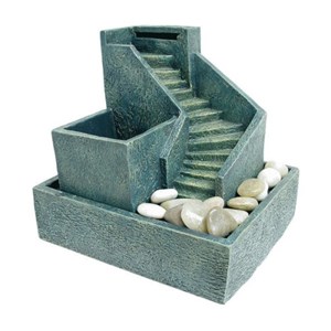 Fontaine d'interieur décorative escalier