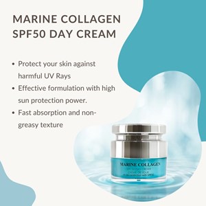 Crème de jour collagène marin spf50