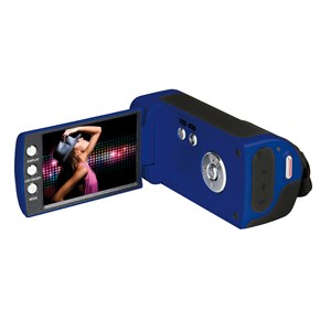 Caméscope portatif 5mp bleu - format hd