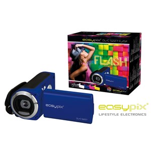 Caméscope portatif 5mp bleu - format hd