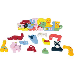 Puzzle abc en bois