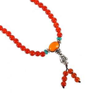 Bracelet-collier mala - agate