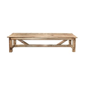 Banc de jardin en bois normand