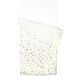 Housse de couette réversible coton aube