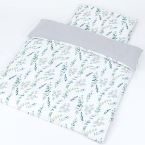 Housse de couette réversible eucalyptus