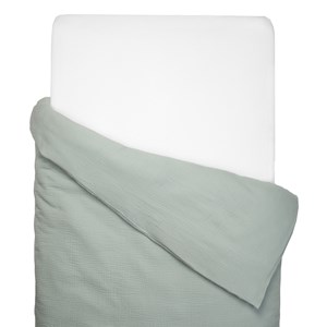Housse de couette en gaze de coton vert