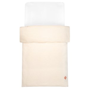 Housse de couette bicolore en lin lavé