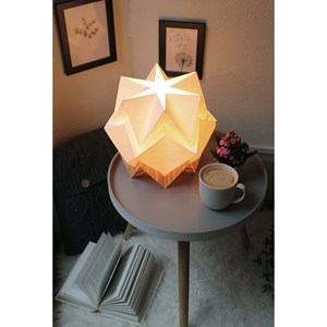 Lampe de table origami design bananier