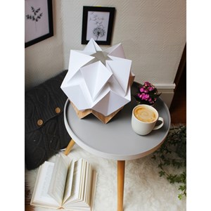 Lampe de table origami design bananier