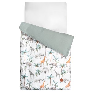 Housse de couette réversible safari