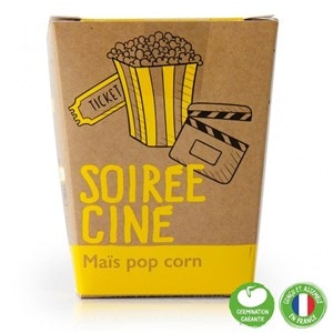 Kit de soirée pop-corn pour soirée ciné