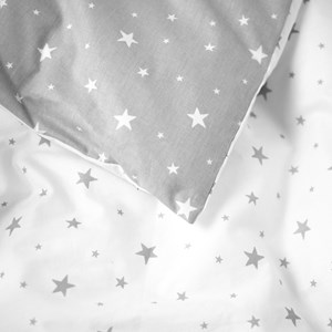 Parure de lit réversible, stella blanc