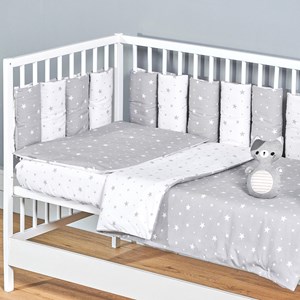 Parure de lit réversible, stella blanc