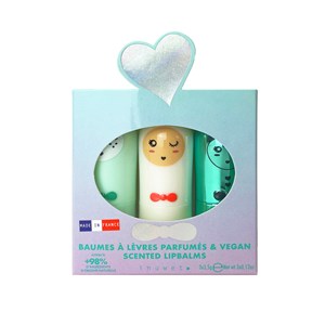 Coffret baumes à lèvres seashell