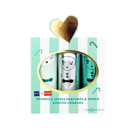 Coffret baumes à lèvres jingle aqua