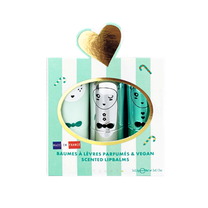 Coffret baumes à lèvres jingle aqua