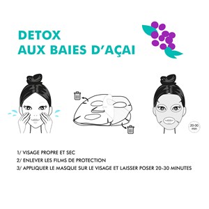 Masque fruit bio-cellulose - detox