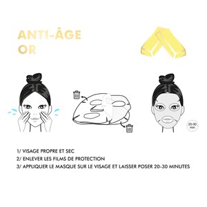 Masque fruit bio-cellulose - anti âge