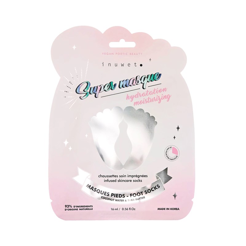 Masque pieds chaussettes - hydratant