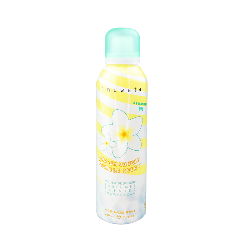 Mousse de douche blanche - vanille