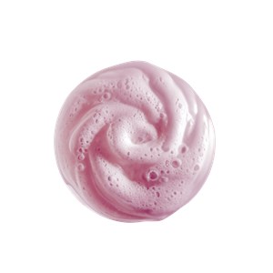 Mousse de douche rose - fraise