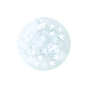 Vernis à l'eau top coat étoiles