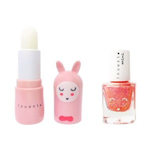 Coffret rose baume et vernis - fraise