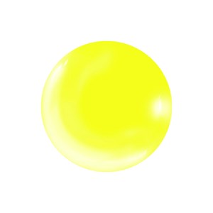 Vernis à l'eau néon jaune - ananas