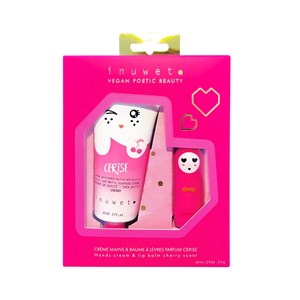 Coffret wiz baume, crème mains - cerise