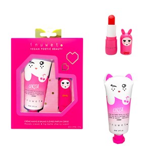 Coffret wiz baume, crème mains - cerise