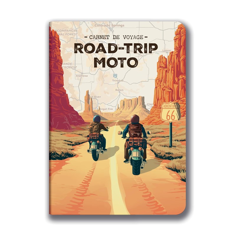 Carnet moto (pages blanches)