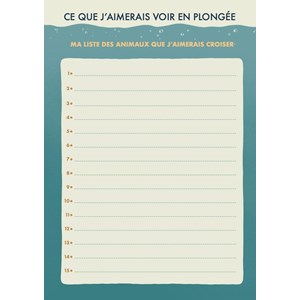 Carnet de plongée