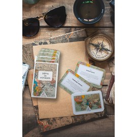Jeu de cartes, défis de voyage