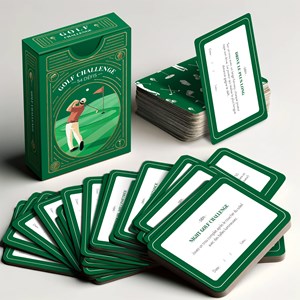 Jeu de cartes golf challenge