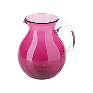 Carafe ballon violette 2 litres guzzini