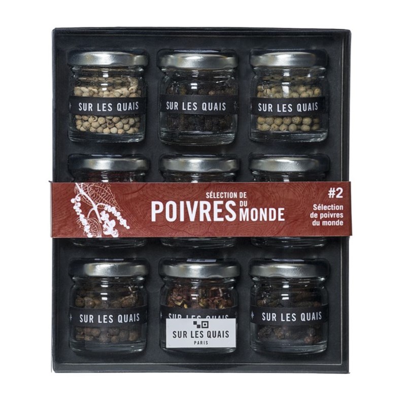 Coffret 9 poivres